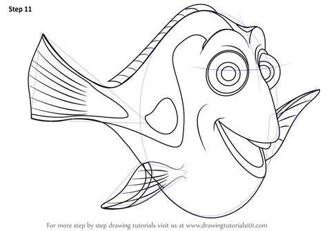 Learn How To Draw Dory From Finding Nemo Finding Nemo Step By Step