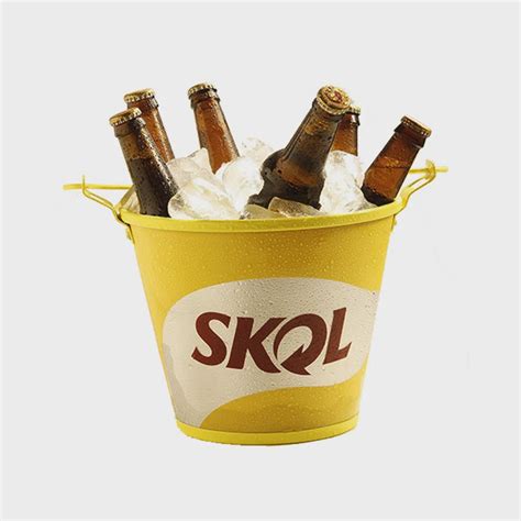 Balde para Cerveja em Alumínio 5L Skol Alumiart Falcão no Shoptime