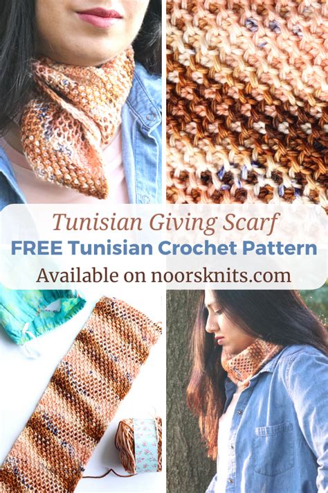 Tunisian Crochet Scarf Free Pattern Tunisian Giving Scarf Noors Knits