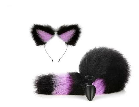 Cola De Zorro Plug Anal Con Orejitas Cuotas sin interés