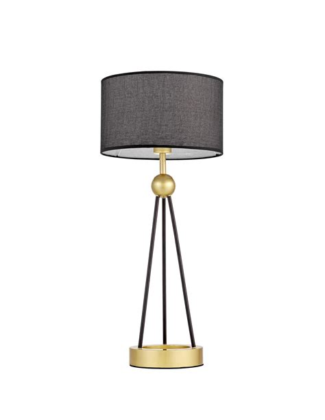 Belforte Lampka Biurkowa Czarno Z Ota Ldt Gd Bk Lumina Deco