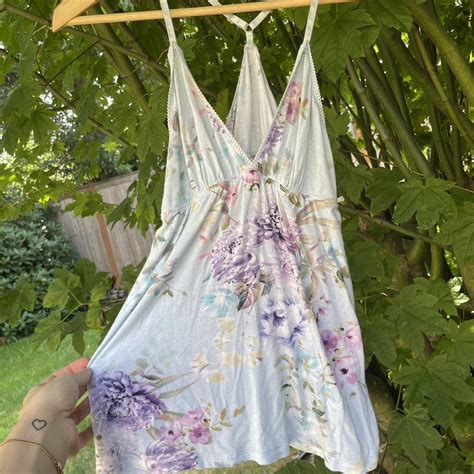 Flora Nikrooz Floral Lingerie Tank Size S Depop