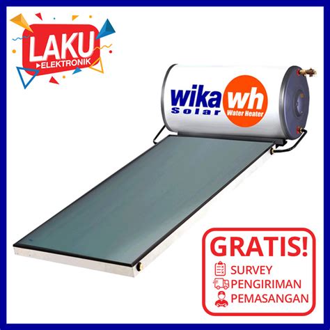 Jual Pemanas Air Tenaga Surya Solar Water Heater Wika Liter Sr L