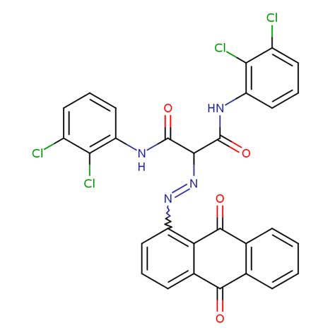 Propanediamide N N’ Bis 2 3 Dichlorophenyl 2 [ 9 10 Dihydro 9 10 Dioxo 1 Anthracenyl Azo