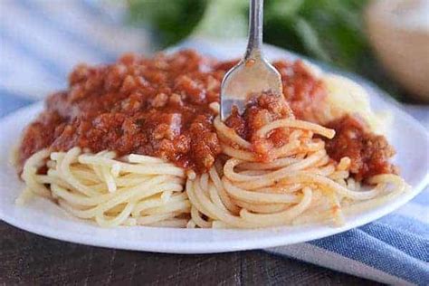 The Best Homemade Spaghetti Sauce Made From Scratch Mels Kitchen Cafe