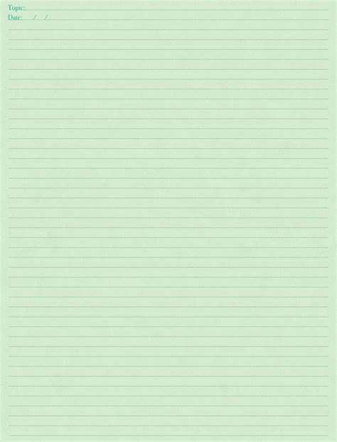 Green Notes Template Notability Gallery