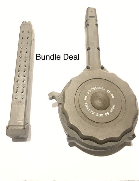 Glock 1719 50rd 9mm Drum With Color Options