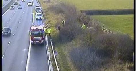 M4 Crash All Lanes Reopened After Car Leaves Carriageway Between