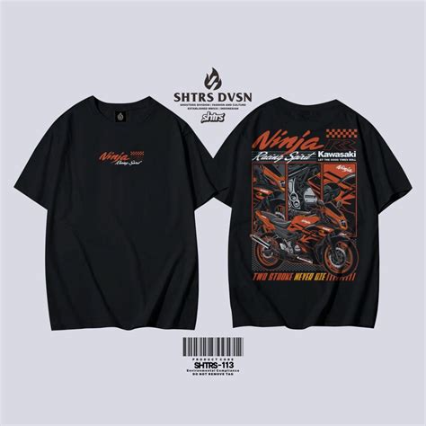 Jual Kaos KAWASAKI NINJA INDONESIA Kaos NINJA RR 2 TAK Baju NINJA SS