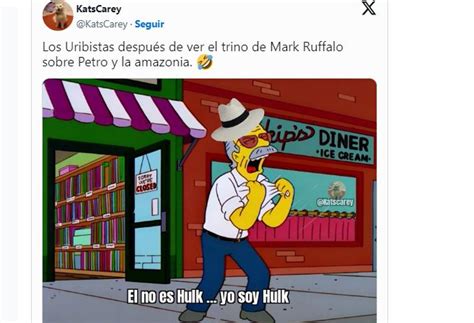 Mark Ruffalo Hulk En Los Vengadores Así Felicitó A Petro Por Su