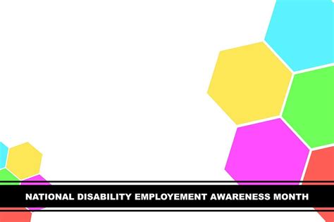 National Disability Employment Awareness Month 25788825 Vector Art At Vecteezy