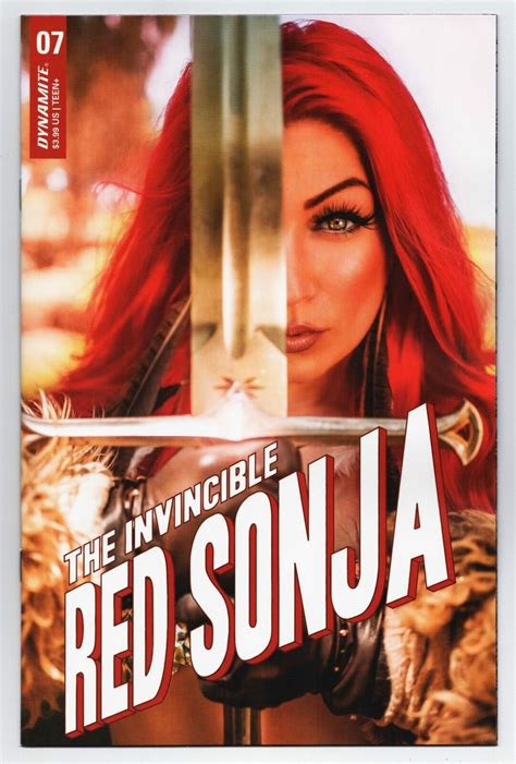 Invincible Red Sonja 7 Cover E Cosplay Variant Dynamite 2022 NM