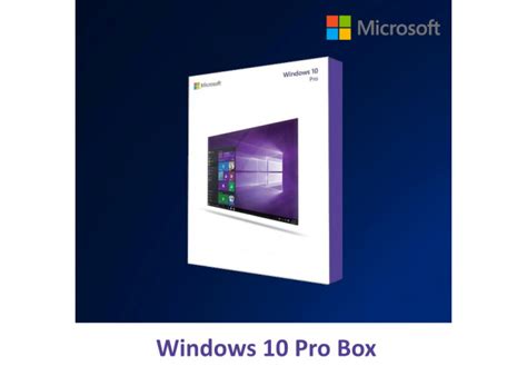 Buy Windows 10 Pro Box a key of a licensed operating system for a ...