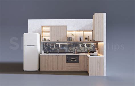 9090 Free Sketchup Kitchen Model Download