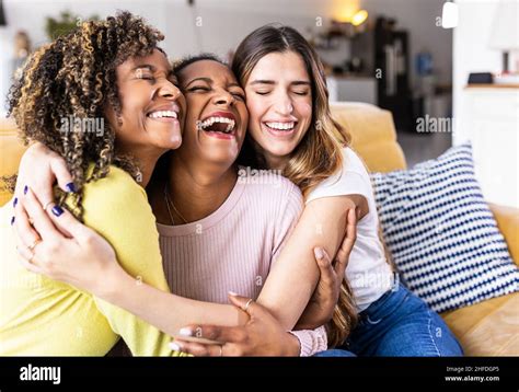 Friends Laughing Together