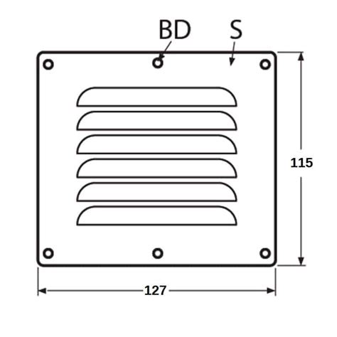 Grille D A Ration Rectangulaire X Mm Inox A Aisi