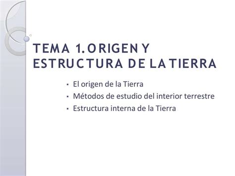 Origen Y Estructura De La Tierra Tema Hot Sex Picture