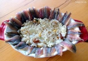 Hamsili Pilav Recipe Turkish Baked Rice Anchovies