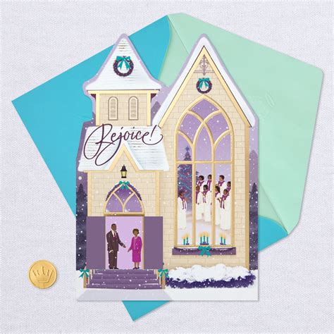 Rejoice Church Choir Religious Christmas Card - Greeting Cards - Hallmark