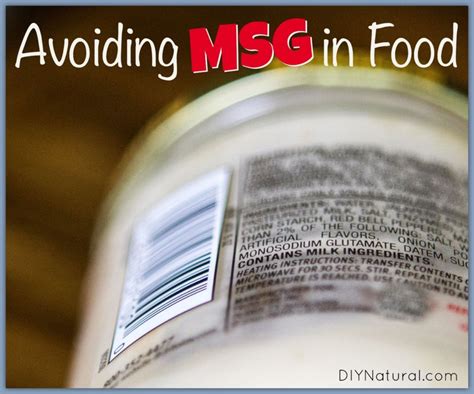 msg allergy   ways  avoid msg  food