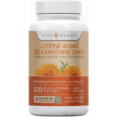 Mg De Luteine Et Mg De Zeaxantine Capsules Fabrique Au