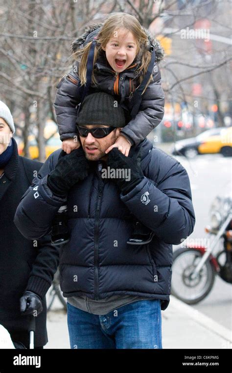 Hugh Jackman And Daughter Ava Eliot Banque De Photographies Et Dimages