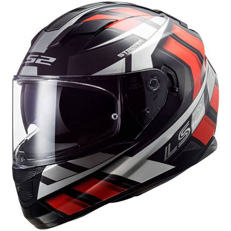 Ls Stream Evo Loop Black Red Full Face Motorcycle Helmet Moto World