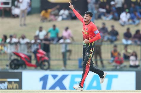 Mujeeb Ur Rahman celebrates a wicket | ESPNcricinfo.com