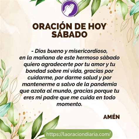 Oracion Del Sabado Encuentra Paz En El Se Or Oraciones Diarias