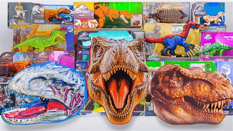 Unboxing Review Jurassic World Toys Head Dino Mystery Box Trex