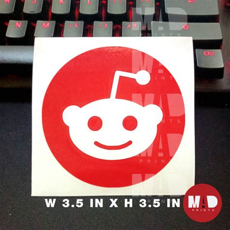 Reddit Logo Icon Waterproof Decal Sticker Lazada Ph