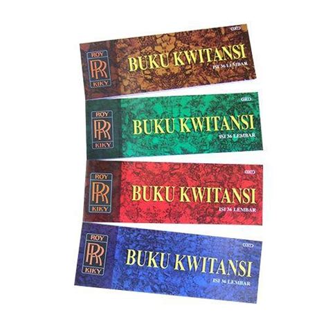 Jual Buku Kwitansi Kecil Roy Kiki Isi 36 Lembar Di Lapak Altonshop2009