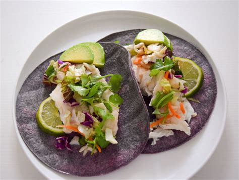 Fish Tacos In Blue Corn Tortillas — Locally Simple