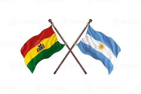 Bolivia Versus Argentina Two Country Flags 13983900 Stock Photo At Vecteezy