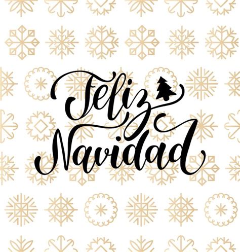 Letras Traducidas De Feliz Navidad Vector Premium