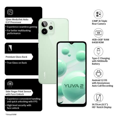 Lava Yuva 2 Pro Announced With Helio G37 And Refreshed Design