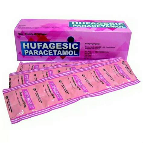 Jual Hufagesic Paracetamol Mg Strip Shopee Indonesia