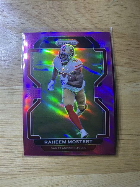 Panini Prizm Football Raheem Mostert Pink Prizm San Francisco