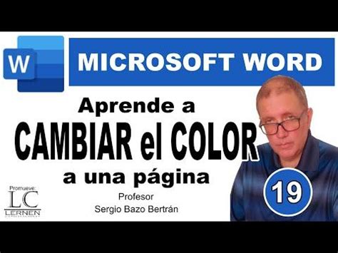 Curso GRATUITO De WORD Parte 19 Aprende A Cambiar El COLOR DE