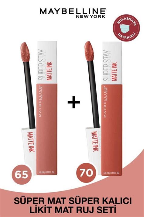 Super Stay Matte Ink Likit Mat Ruj Seductress Nude