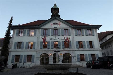 Hotel De Ville Rathaus In Der Stadt Moutier Im Berner Ju Flickr