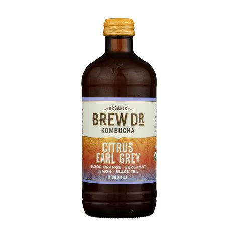 Brew Dr Kombucha Citrus Earl Grey Kombucha Shop Tea At H E B