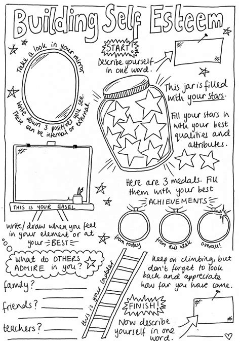 Free Building Self Esteem Worksheet For Adults Download Free Building
