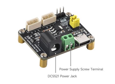 Serial Bus Servo Driver Board Integrates Servo Power Supply And