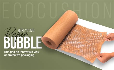 EcoCushion Paper Roll 100M X 15 Roll Ecofriendly Paper Bubble Wrap