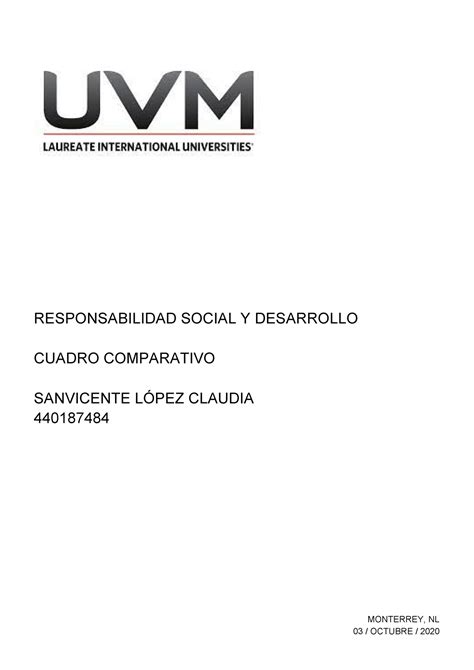 A2 Slc Cuadro Comparativo De La Resp Social Empresarial Y