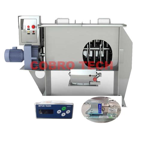 Industrial Double Ribbon Powder Mixer Ribbon Blender Powder Mixing