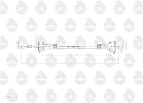 Ursus Linka Licznika Mtg Motogodzin L 680Mm C 328 Oryginał L01886608U