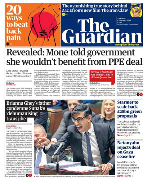 The Guardian Newspaper Thursday February 8 2024 Back Issue