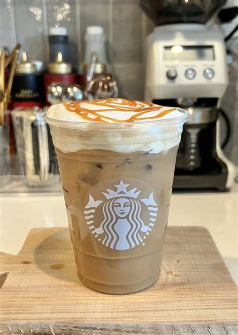 Easy And Delicious Starbucks Caramel Macchiato With Vanilla Cold Foam What The Froth